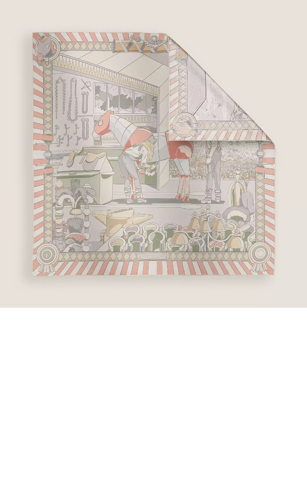 미러급레플리카사이트 | 명품레플리카 전문 쇼핑몰  | 퍼스트원 - Pony Pit Stop 더블 페이스 스카프 90 > 에르메스