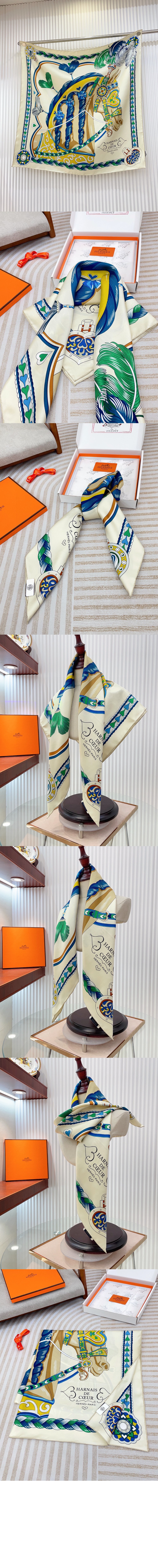 미러급레플리카사이트 | 명품레플리카 전문 쇼핑몰  | 퍼스트원 - Harnais de Coeur 스카프 90 > 에르메스