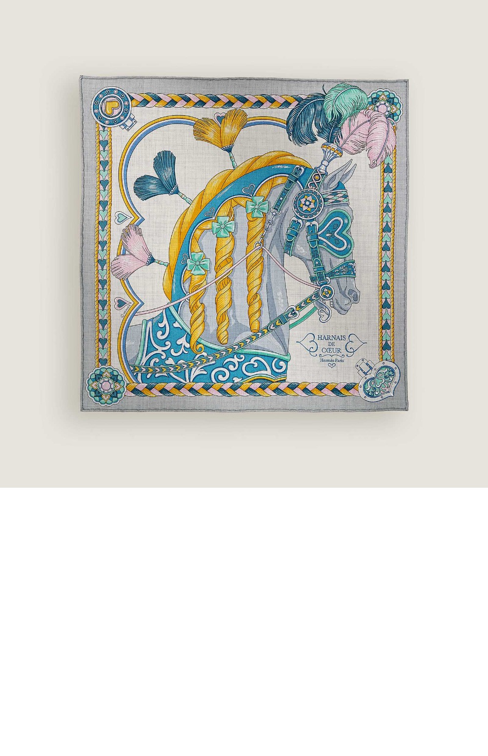 미러급레플리카사이트 | 명품레플리카 전문 쇼핑몰  | 퍼스트원 - Harnais de Coeur 스카프 90 > 에르메스