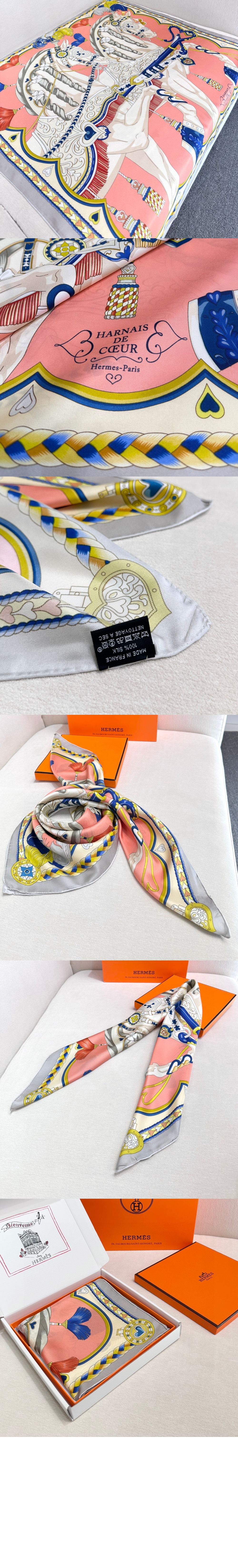 미러급레플리카사이트 | 명품레플리카 전문 쇼핑몰  | 퍼스트원 - Harnais de Coeur 스카프 90 > 에르메스