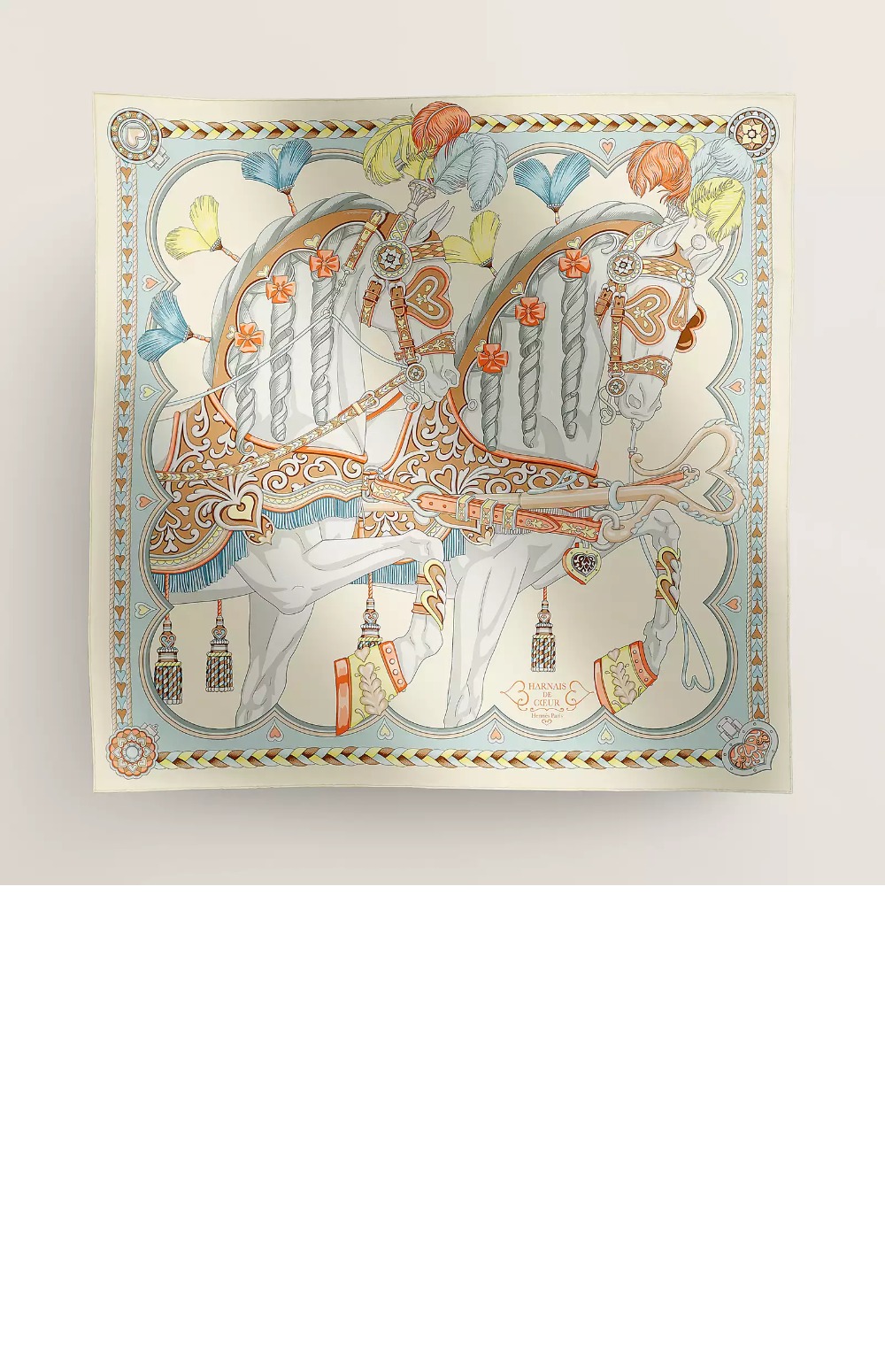 미러급레플리카사이트 | 명품레플리카 전문 쇼핑몰  | 퍼스트원 - Harnais de Coeur 스카프 90 > 에르메스