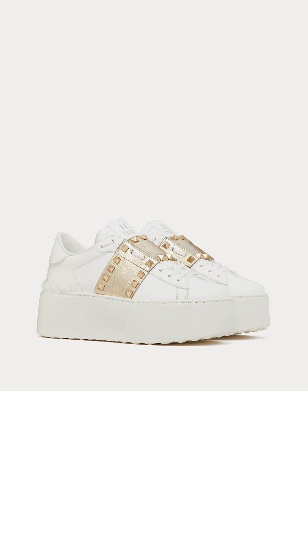 미러급레플리카사이트 | 명품레플리카 전문 쇼핑몰  | 퍼스트원 - 락스터드 언타이틀드 메탈릭 스트랩 카프스킨 플랫 > 발렌티노