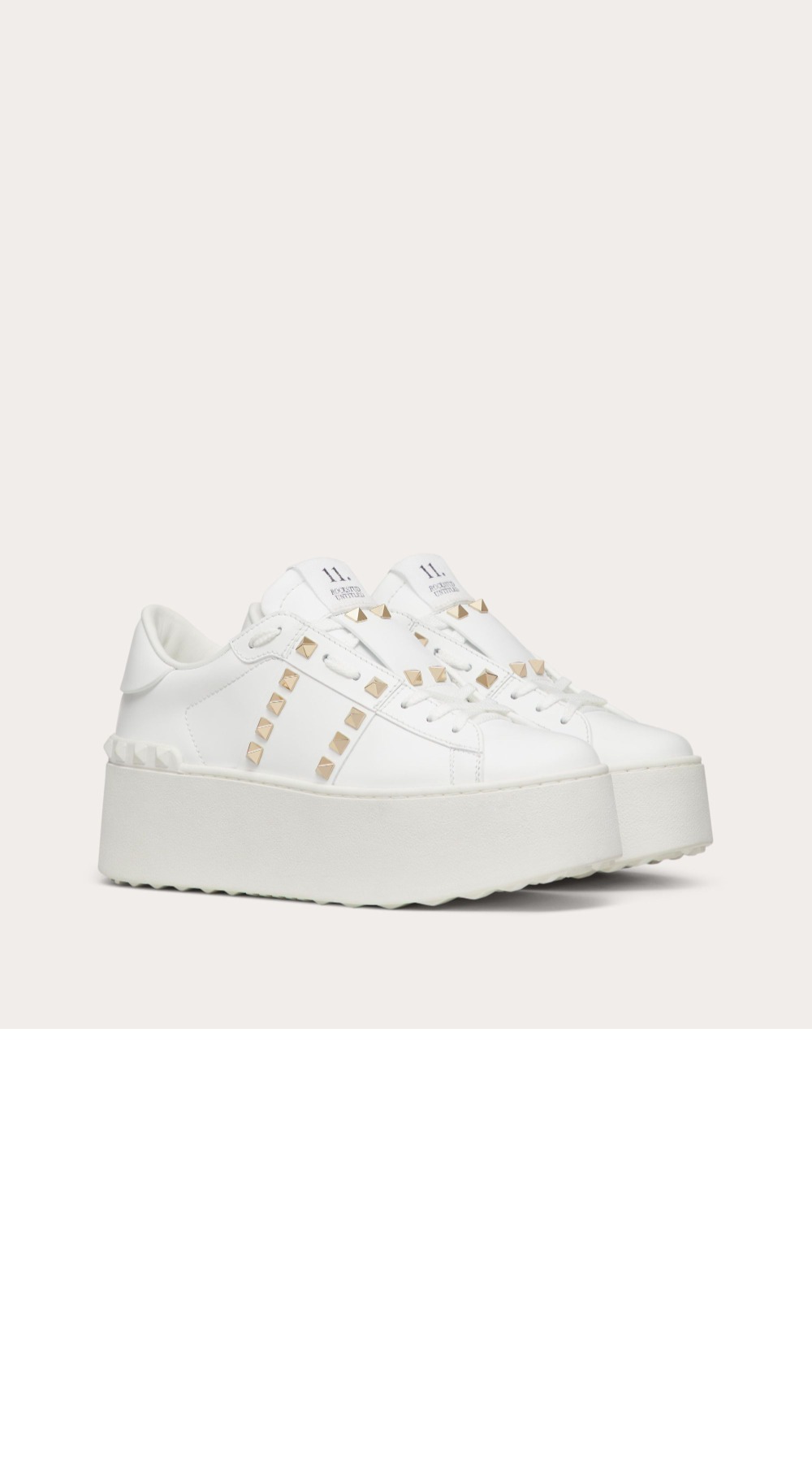 미러급레플리카사이트 | 명품레플리카 전문 쇼핑몰  | 퍼스트원 - 락스터드 언타이틀드 송아지 가죽 플랫폼 스니커즈 > 발렌티노