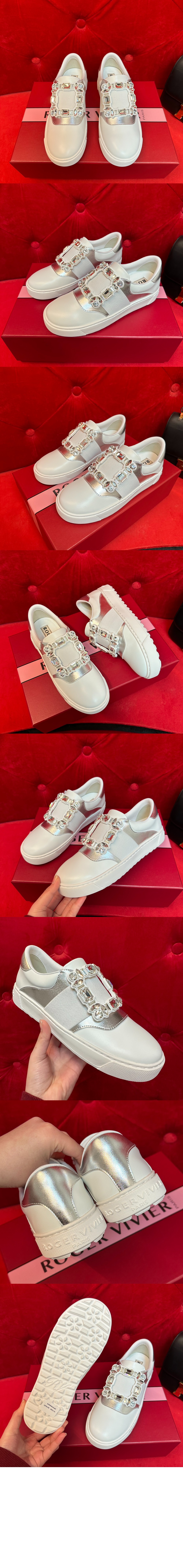 미러급레플리카사이트 | 명품레플리카 전문 쇼핑몰  | 퍼스트원 - 다이아몬드 버클 가죽 스니커즈 6873 > 로저비비에