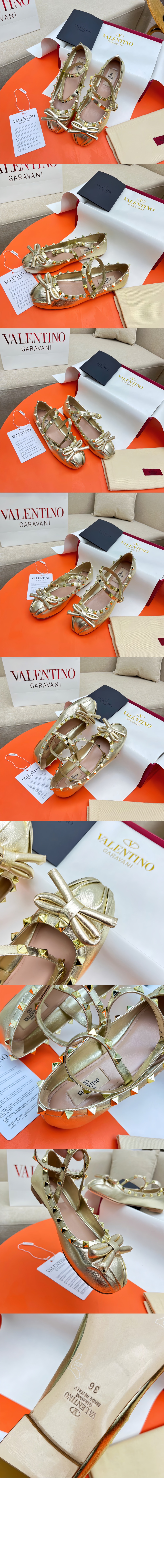 미러급레플리카사이트 | 명품레플리카 전문 쇼핑몰  | 퍼스트원 - 락스터드 라미네이트 나파 가죽 발레리나 > 발렌티노