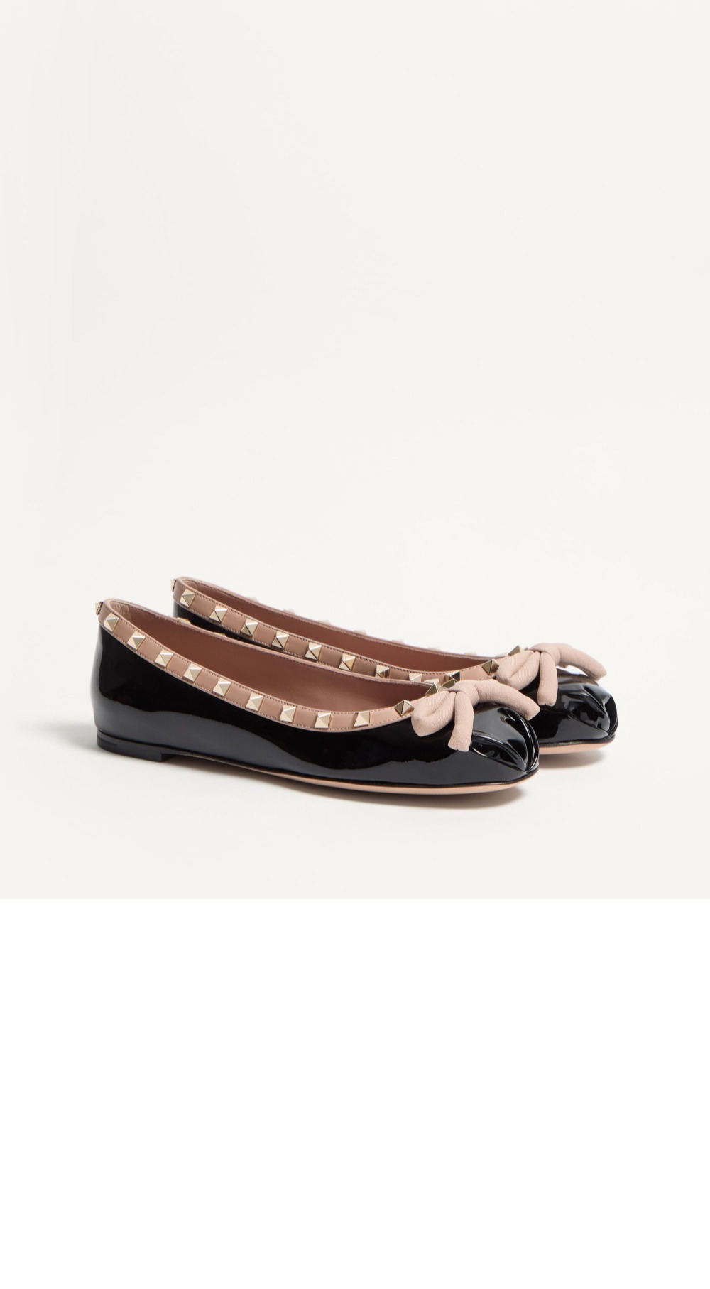 미러급레플리카사이트 | 명품레플리카 전문 쇼핑몰  | 퍼스트원 - 락스터드 페이턴트 가죽 발레리나 > 발렌티노