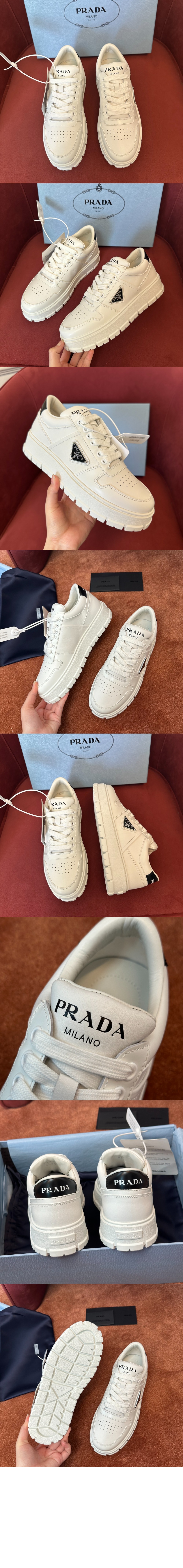 미러급레플리카사이트 | 명품레플리카 전문 쇼핑몰  | 퍼스트원 - 가죽 스니커즈 2EG452 > 프라다