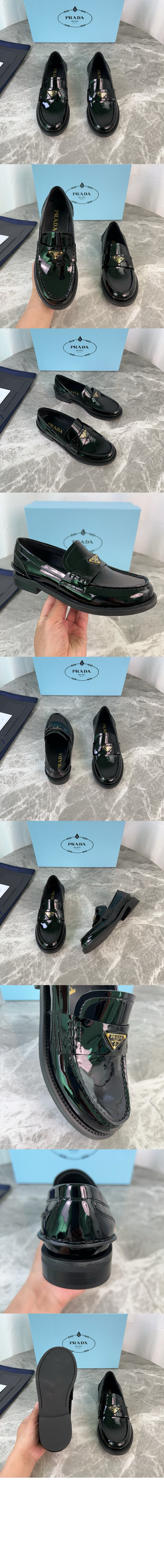 미러급레플리카사이트 | 명품레플리카 전문 쇼핑몰  | 퍼스트원 - 브러쉬드 가죽 로퍼 1D813N > 프라다