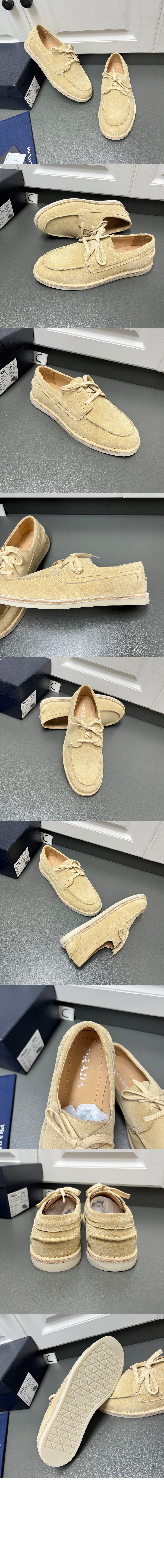 미러급레플리카사이트 | 명품레플리카 전문 쇼핑몰  | 퍼스트원 - 스웨이드 레이스업 슈즈 2EC137 > 프라다