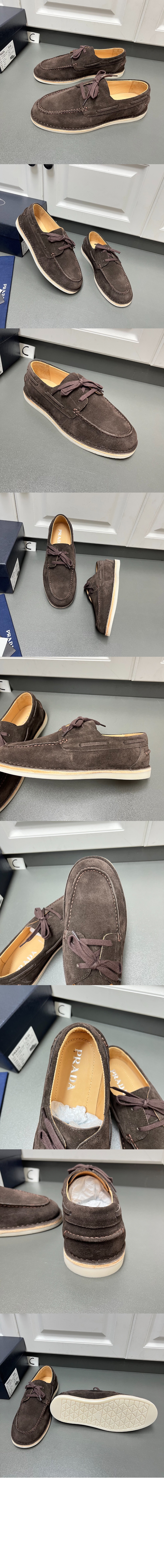 미러급레플리카사이트 | 명품레플리카 전문 쇼핑몰  | 퍼스트원 - 스웨이드 레이스업 슈즈 2EC137 > 프라다