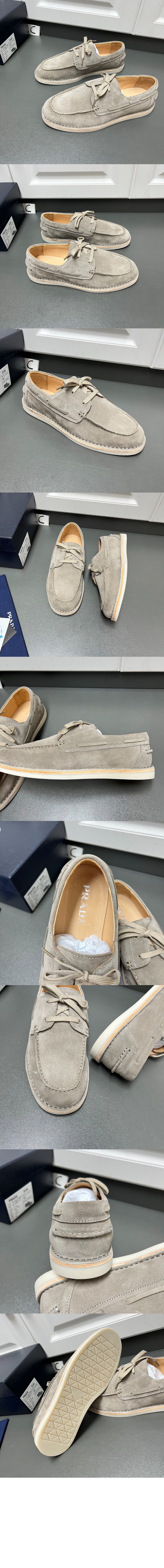 미러급레플리카사이트 | 명품레플리카 전문 쇼핑몰  | 퍼스트원 - 스웨이드 레이스업 슈즈 2EC137 > 프라다