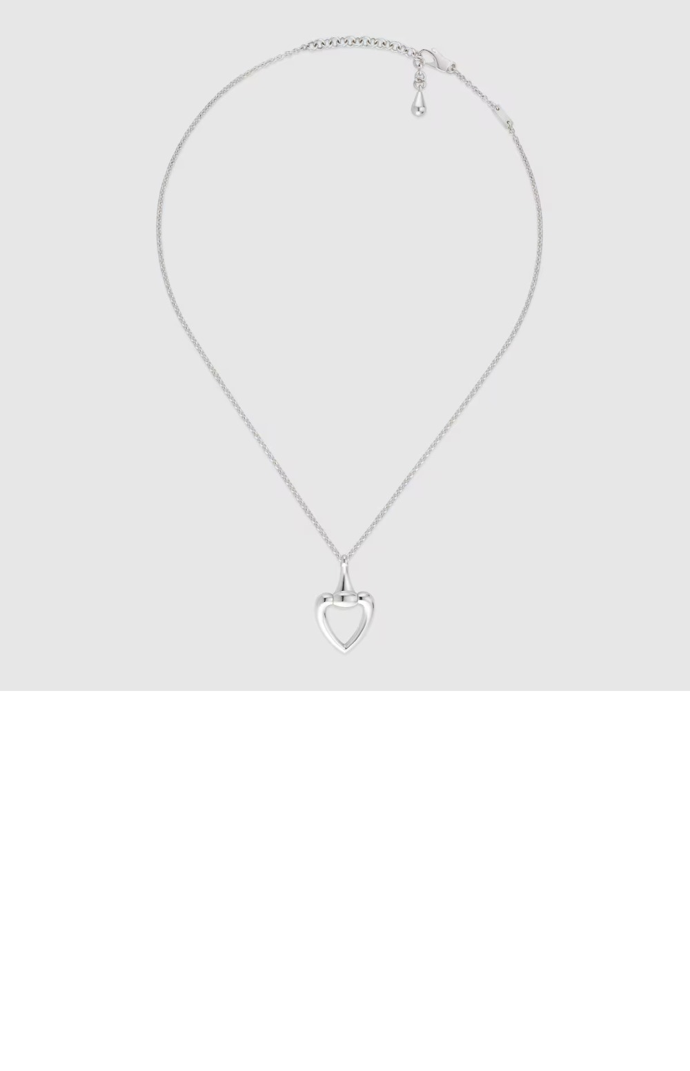 미러급레플리카사이트 | 명품레플리카 전문 쇼핑몰  | 퍼스트원 - 하트 펜던트 목걸이 814785 > 구찌