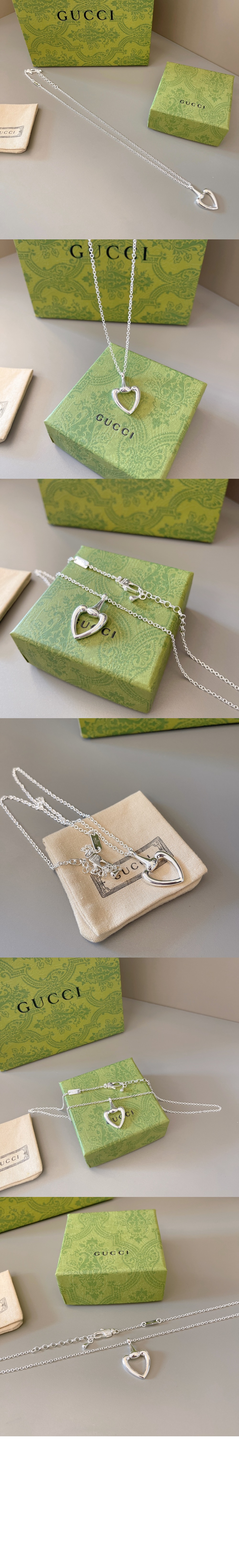 미러급레플리카사이트 | 명품레플리카 전문 쇼핑몰  | 퍼스트원 - 하트 펜던트 목걸이 814785 > 구찌