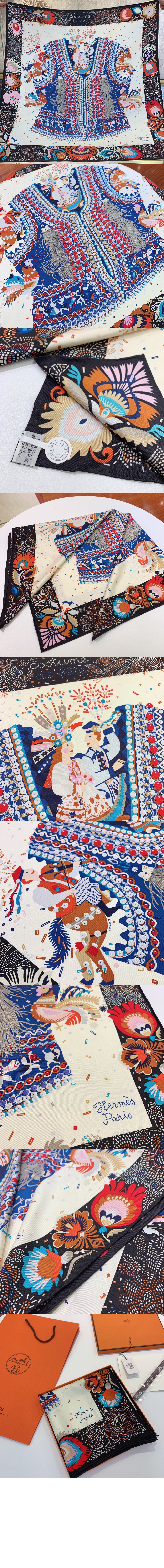 미러급레플리카사이트 | 명품레플리카 전문 쇼핑몰  | 퍼스트원 - Costume de Fete 스카프  90 > 에르메스