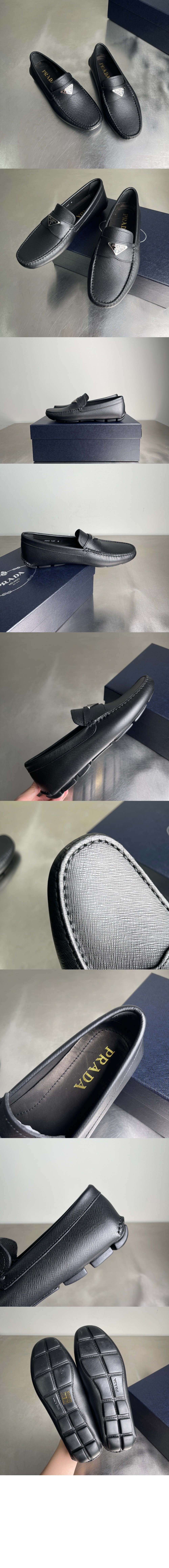 미러급레플리카사이트 | 명품레플리카 전문 쇼핑몰  | 퍼스트원 - 로고 레더 드라이빙 슈즈 2DD177 > 프라다
