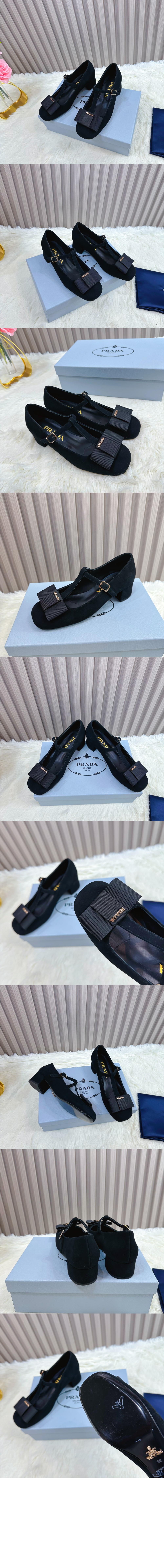 미러급레플리카사이트 | 명품레플리카 전문 쇼핑몰  | 퍼스트원 - 메리제인 벨벳 펌프스 1I818N > 프라다