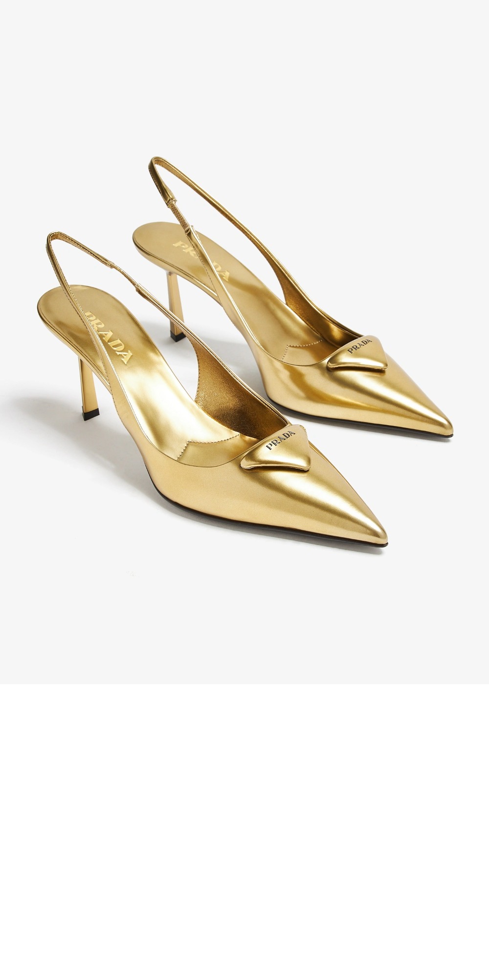 미러급레플리카사이트 | 명품레플리카 전문 쇼핑몰  | 퍼스트원 - 페이턴트 가죽 슬링백 펌프스 1I901M > 프라다