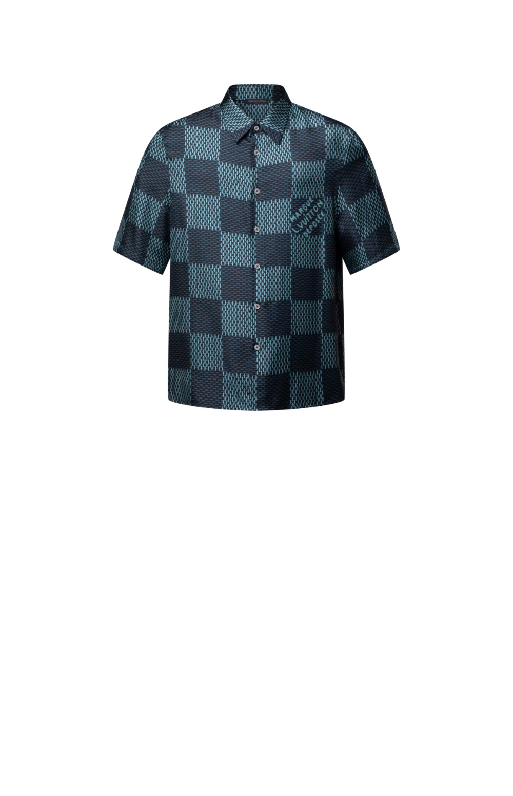 미러급레플리카사이트 | 명품레플리카 전문 쇼핑몰  | 퍼스트원 - 다미에 반팔 실크 셔츠 > 루이비통