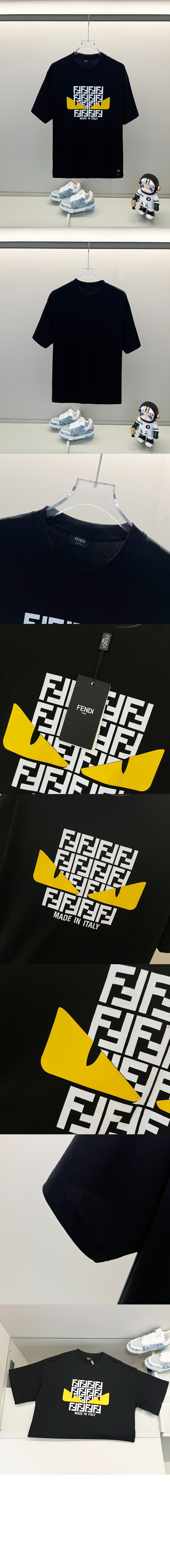 미러급레플리카사이트 | 명품레플리카 전문 쇼핑몰  | 퍼스트원 - 몬스터 로고 프린트 반팔 > 펜디