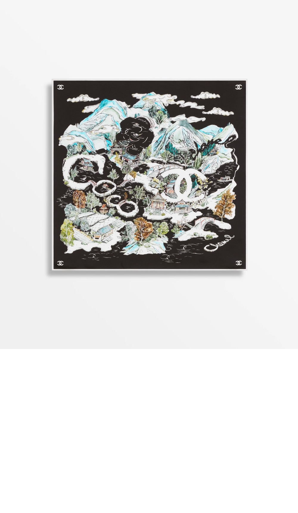 미러급레플리카사이트 | 명품레플리카 전문 쇼핑몰  | 퍼스트원 - 스퀘어 스카프 AAB102 > 샤넬