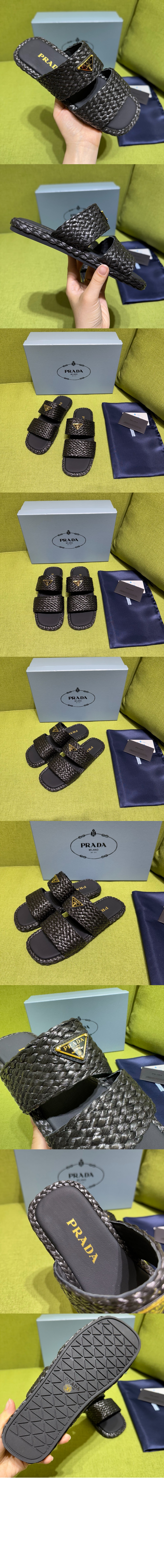 미러급레플리카사이트 | 명품레플리카 전문 쇼핑몰  | 퍼스트원 - 라피아 슬라이드 1XX749 > 프라다