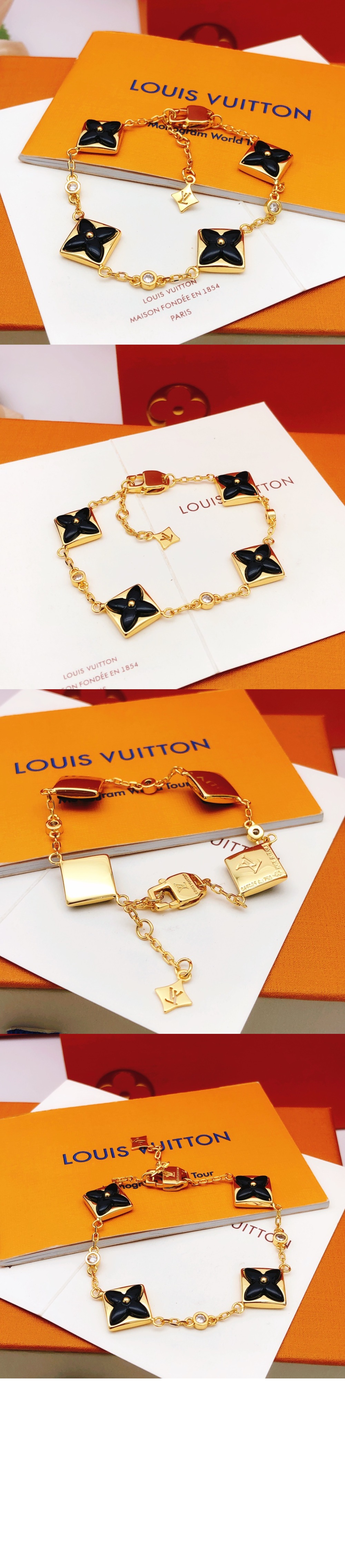 미러급레플리카사이트 | 명품레플리카 전문 쇼핑몰  | 퍼스트원 - 컬러 블라썸 BB 멀티 모티프 팔찌 Q05024 > 루이비통