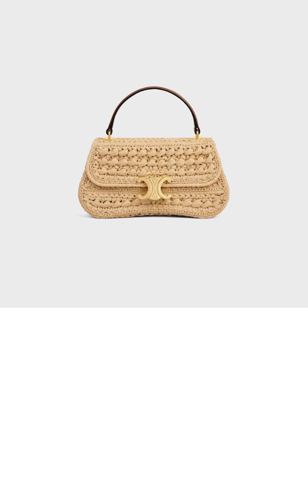 미러급레플리카사이트 | 명품레플리카 전문 쇼핑몰  | 퍼스트원 - 라피아 효과 텍스타일을 입은 틴 셀린 롤라 119862 > 셀린느