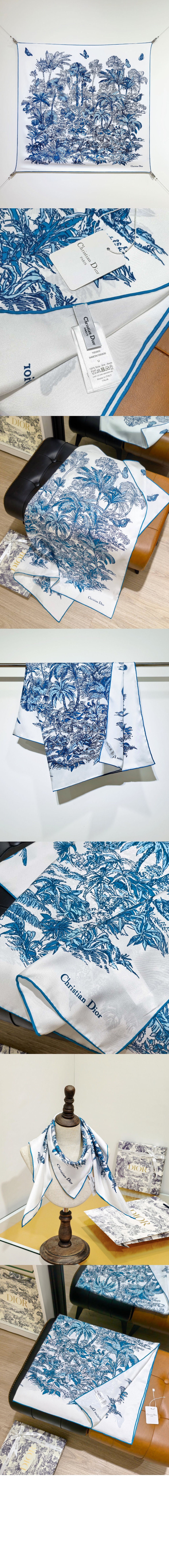 미러급레플리카사이트 | 명품레플리카 전문 쇼핑몰  | 퍼스트원 - Dioriviera Toile de Jouy Palms 90 스퀘어 스카프 54JOP > 디올