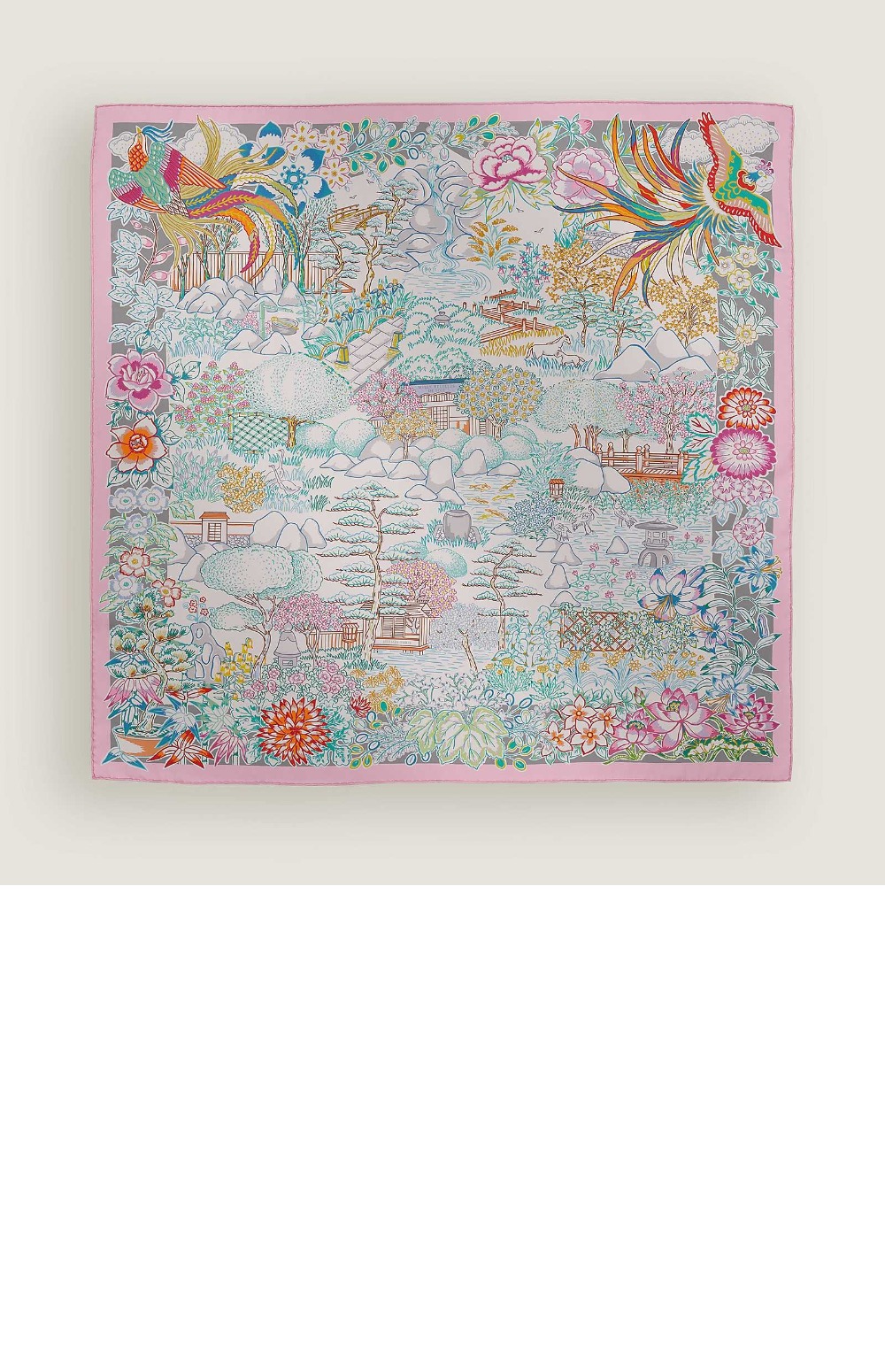 미러급레플리카사이트 | 명품레플리카 전문 쇼핑몰  | 퍼스트원 - Mille Feuilles de Soie 더블 페이스 스카프 90 > 에르메스