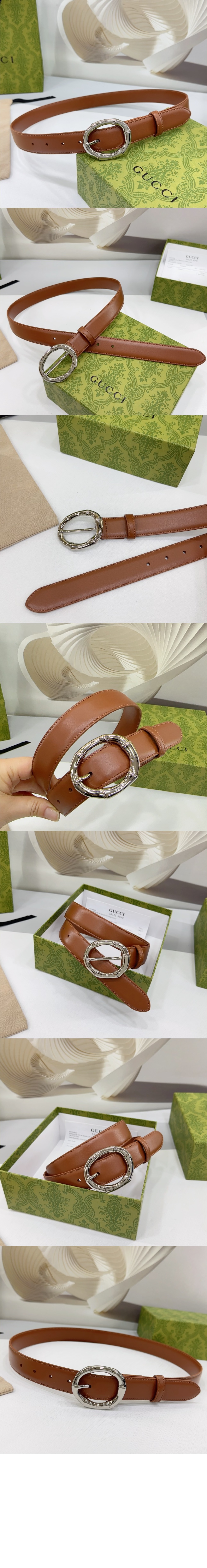 미러급레플리카사이트 | 명품레플리카 전문 쇼핑몰  | 퍼스트원 - 대나무 원형 버클 벨트 828270 > 구찌