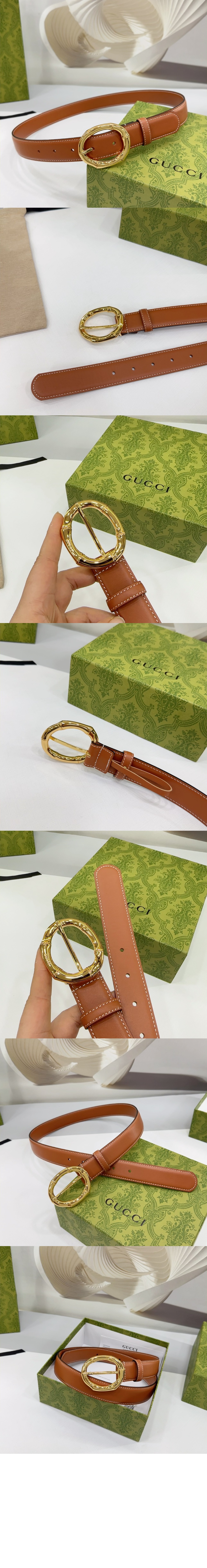 미러급레플리카사이트 | 명품레플리카 전문 쇼핑몰  | 퍼스트원 - 대나무 원형 버클 벨트 828270 > 구찌