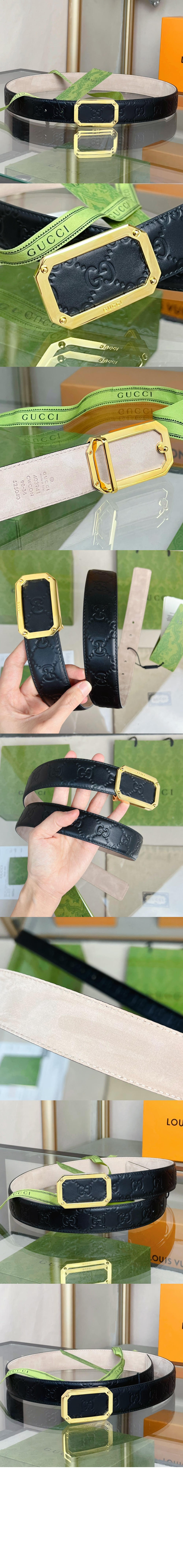 미러급레플리카사이트 | 명품레플리카 전문 쇼핑몰  | 퍼스트원 - 시그니처 가죽 벨트 403941 > 구찌