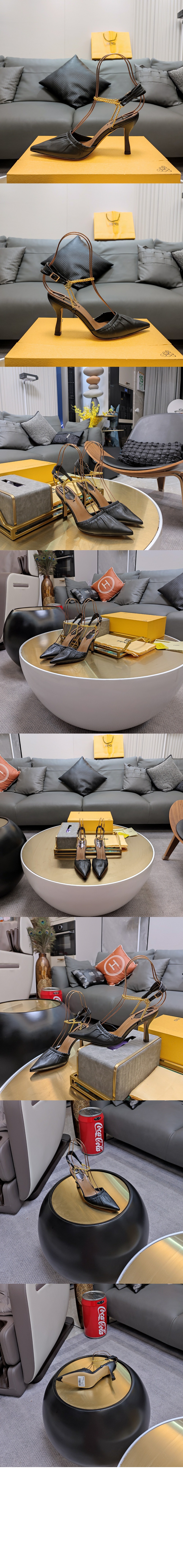 미러급레플리카사이트 | 명품레플리카 전문 쇼핑몰  | 퍼스트원 - 가죽 미디엄 힐 뮬 8R8519 > 펜디