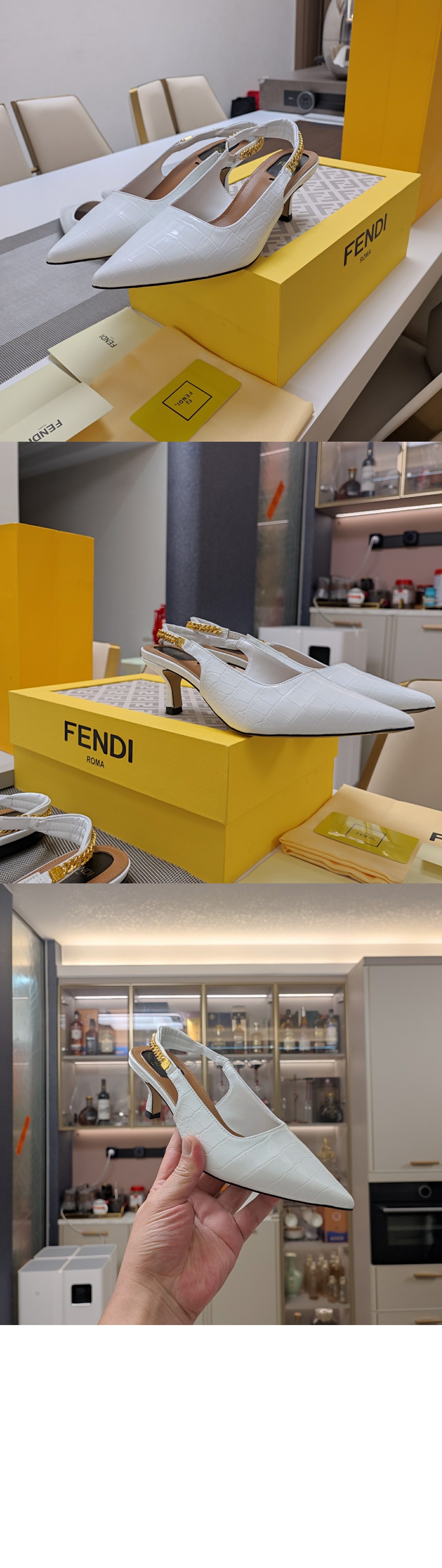 미러급레플리카사이트 | 명품레플리카 전문 쇼핑몰  | 퍼스트원 - 가죽 미디움 힐 슬링백 8J8577 > 펜디