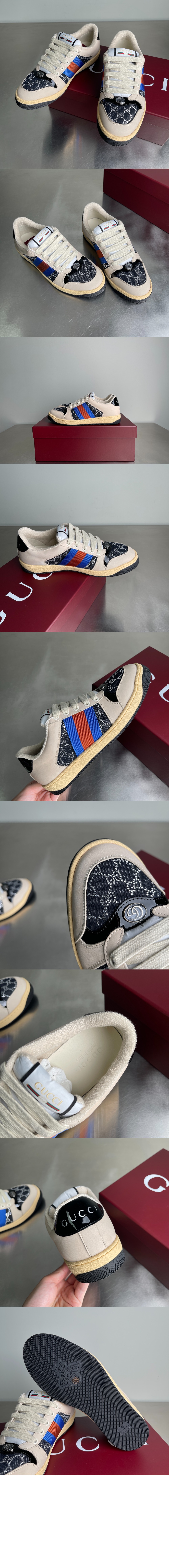 미러급레플리카사이트 | 명품레플리카 전문 쇼핑몰  | 퍼스트원 - GG 크리스털 스크리너 스니커즈 836568 > 구찌