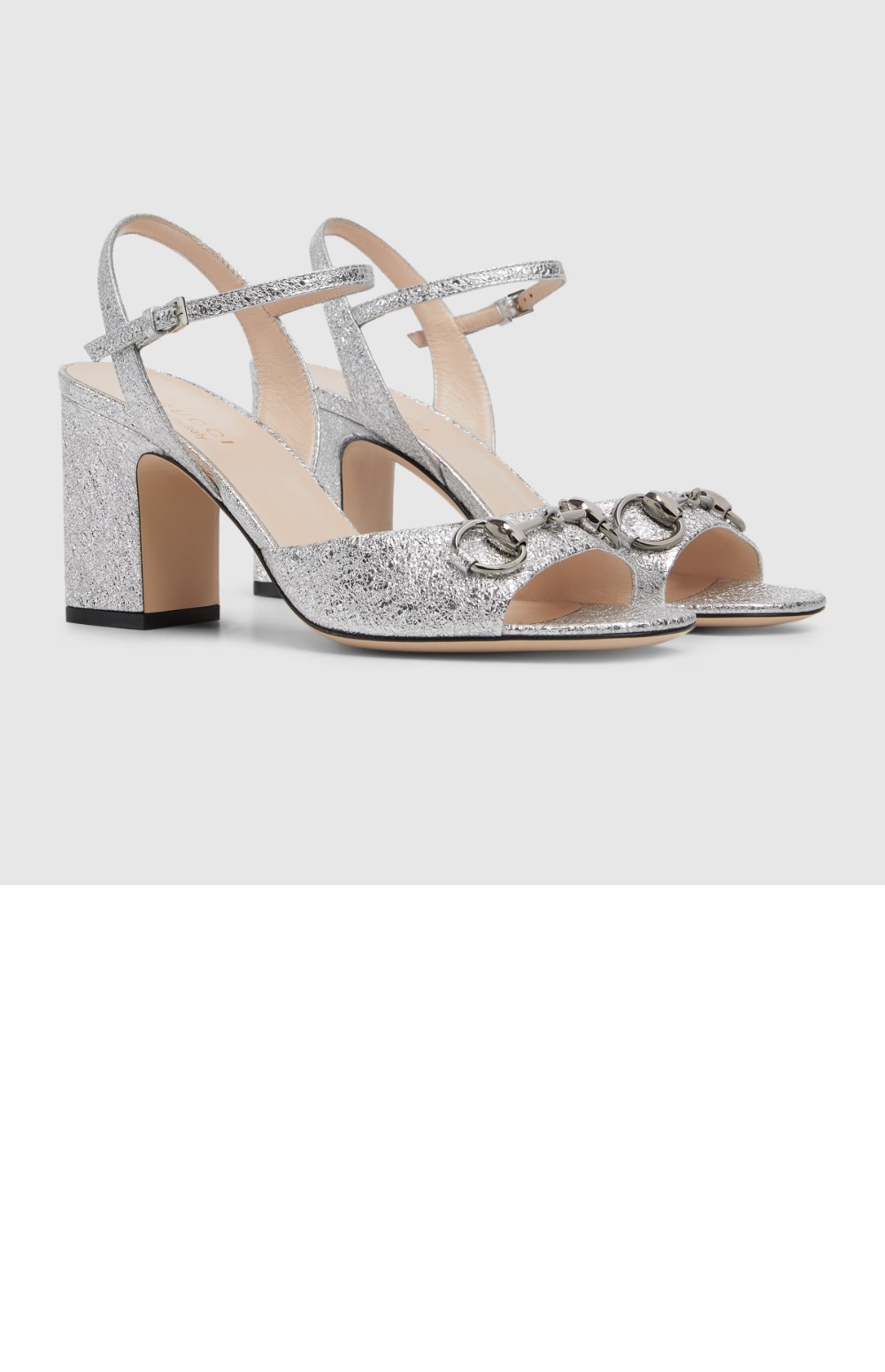 미러급레플리카사이트 | 명품레플리카 전문 쇼핑몰  | 퍼스트원 - 호스빗 장식이 있는 미드힐 샌들 837121 > 구찌