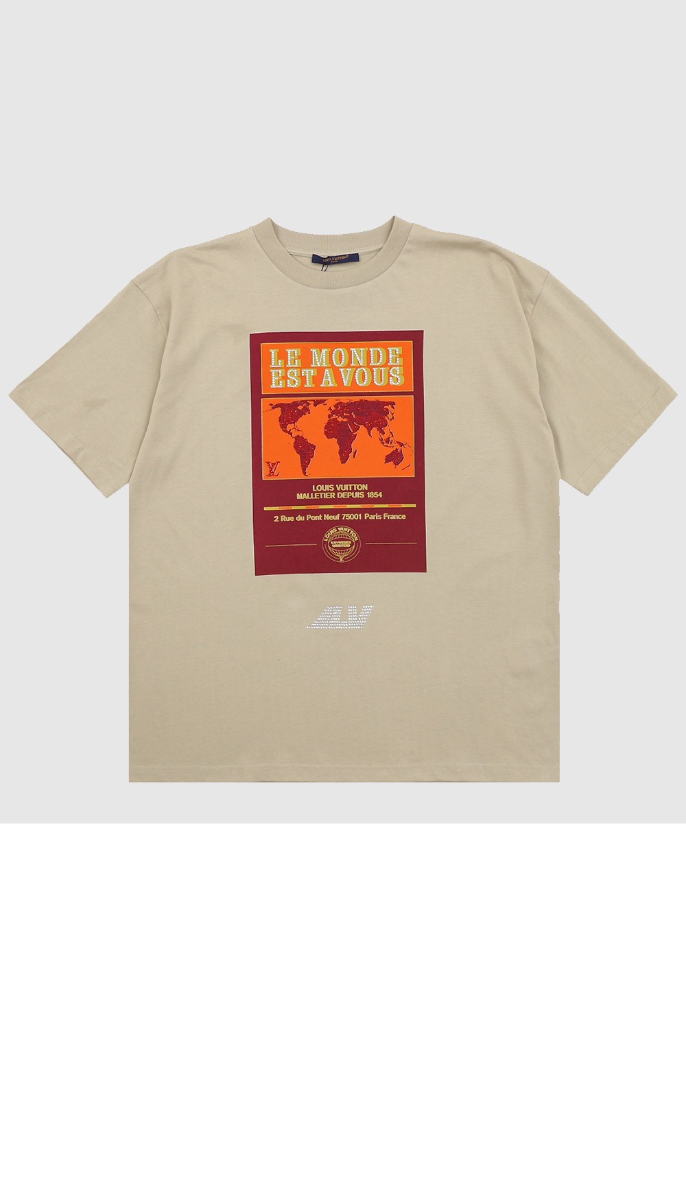 미러급레플리카사이트 | 명품레플리카 전문 쇼핑몰  | 퍼스트원 - 엠벨리시드 그래픽 코튼 티셔츠 > 루이비통