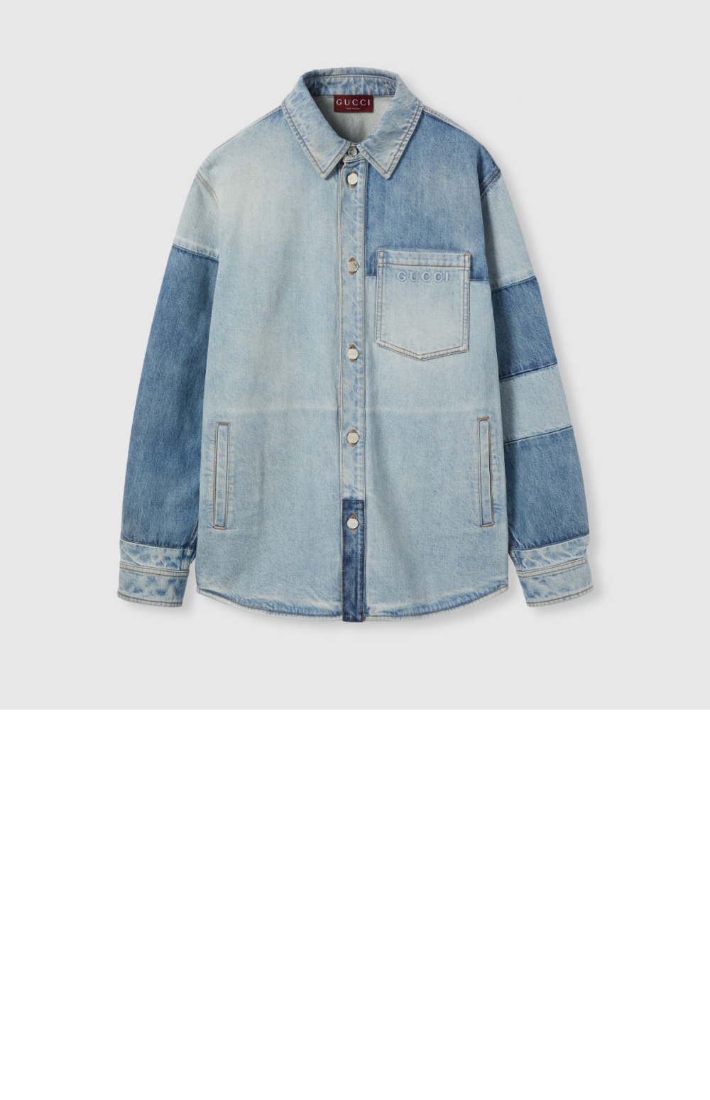 미러급레플리카사이트 | 명품레플리카 전문 쇼핑몰  | 퍼스트원 - 코튼 데님 셔츠 > 구찌