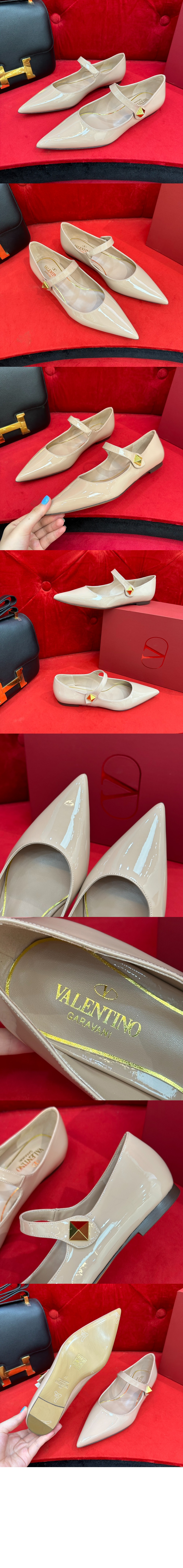 미러급레플리카사이트 | 명품레플리카 전문 쇼핑몰  | 퍼스트원 - 페이턴트 레더 발레 플랫 슈즈 > 발렌티노