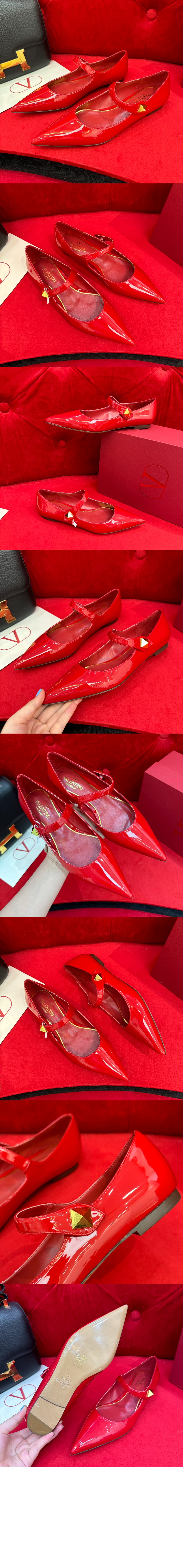 미러급레플리카사이트 | 명품레플리카 전문 쇼핑몰  | 퍼스트원 - 페이턴트 레더 발레 플랫 슈즈 > 발렌티노