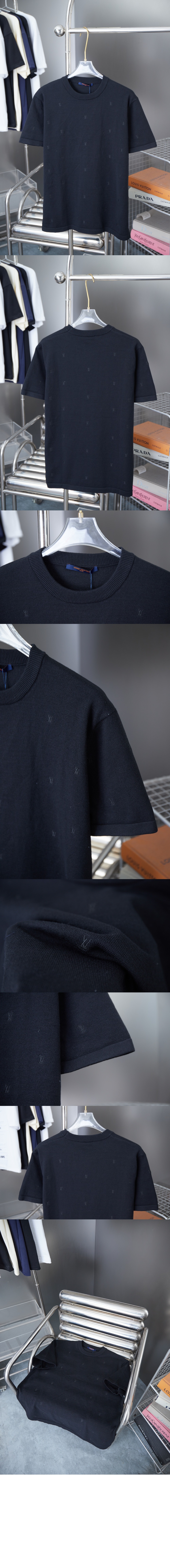 미러급레플리카사이트 | 명품레플리카 전문 쇼핑몰  | 퍼스트원 - 블라종 엠브로이더드 쇼트 슬리브드 크루넥 > 루이비통