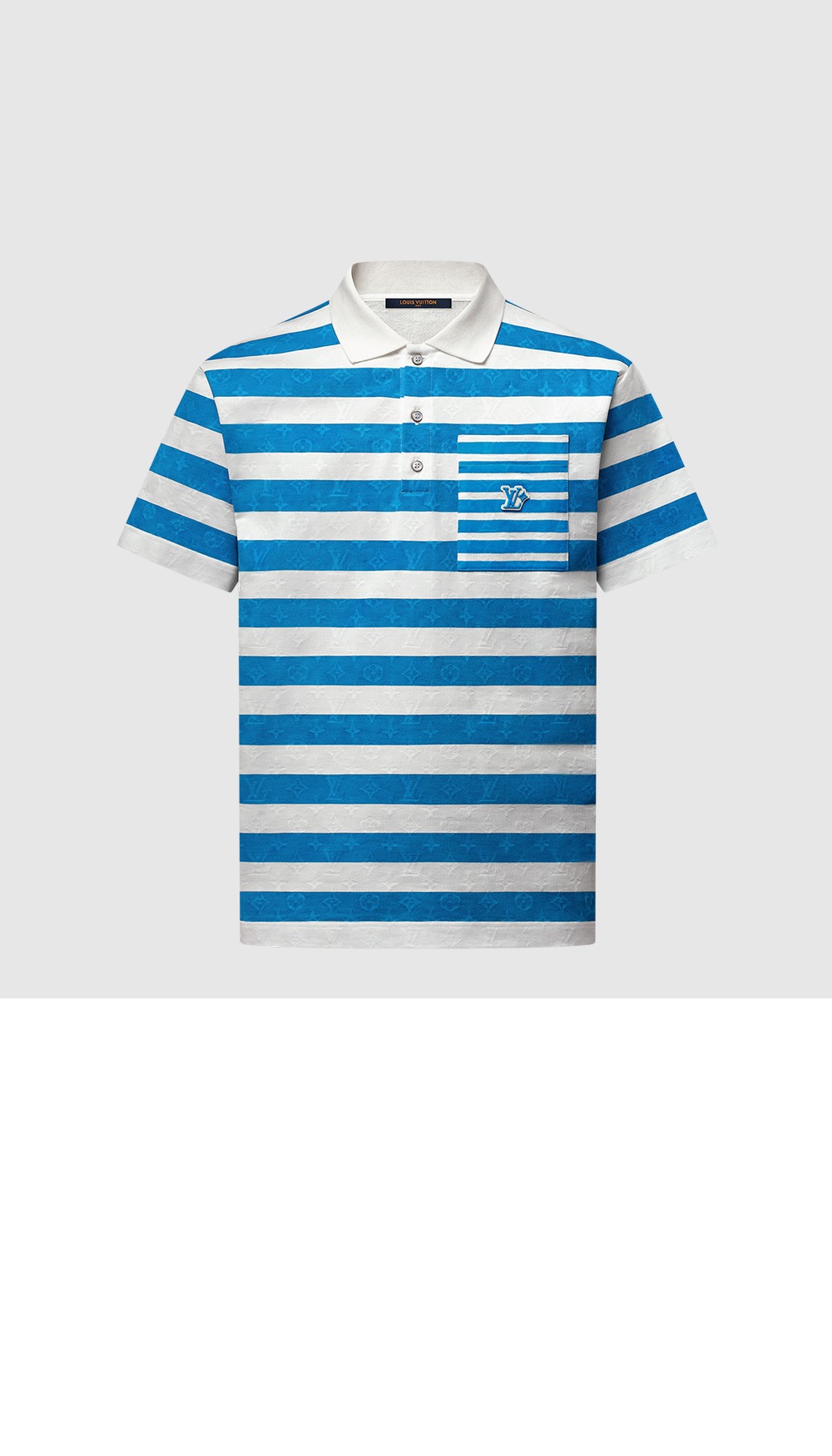 미러급레플리카사이트 | 명품레플리카 전문 쇼핑몰  | 퍼스트원 - 모노그램 스트라이프드 폴로 셔츠 > 루이비통
