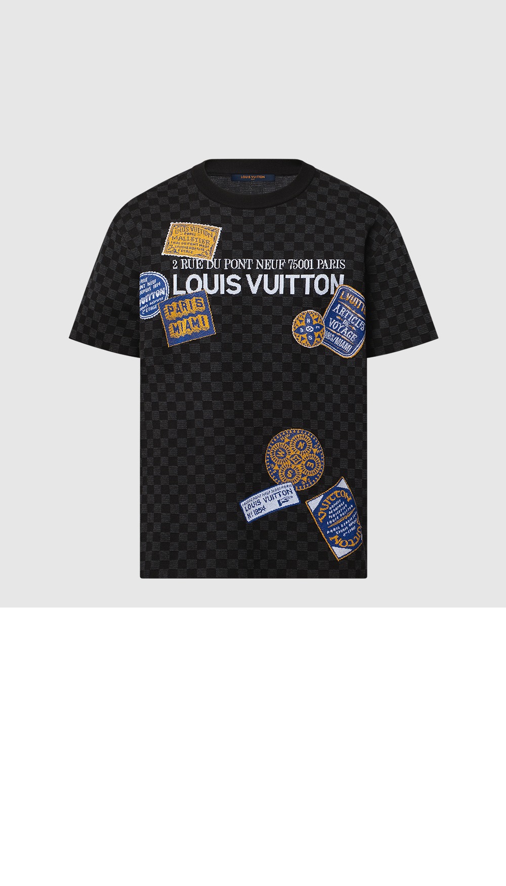 미러급레플리카사이트 | 명품레플리카 전문 쇼핑몰  | 퍼스트원 - 다미에 반팔 시그니처 크루넥 > 루이비통