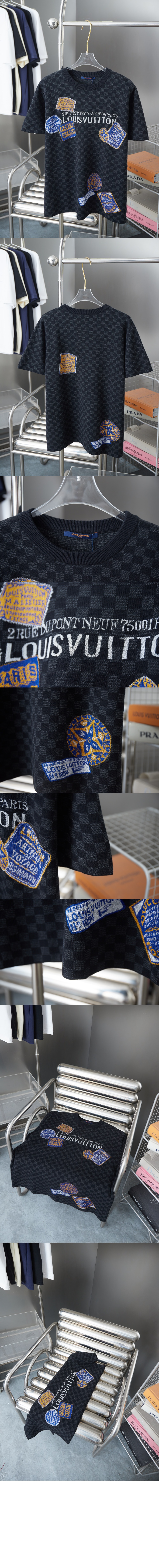 미러급레플리카사이트 | 명품레플리카 전문 쇼핑몰  | 퍼스트원 - 다미에 반팔 시그니처 크루넥 > 루이비통