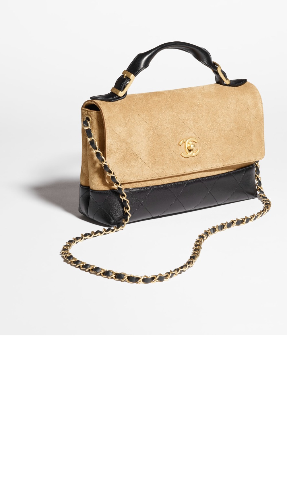 미러급레플리카사이트 | 명품레플리카 전문 쇼핑몰  | 퍼스트원 - 핸들 장식의 라지 플랩백 AS5637 > 샤넬