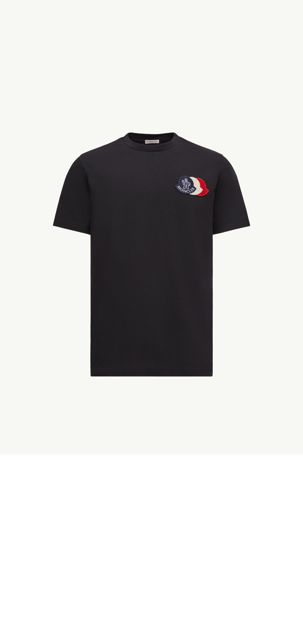 미러급레플리카사이트 | 명품레플리카 전문 쇼핑몰  | 퍼스트원 - 자수 3컬러 로고 코튼 티셔츠 > 몽클레어