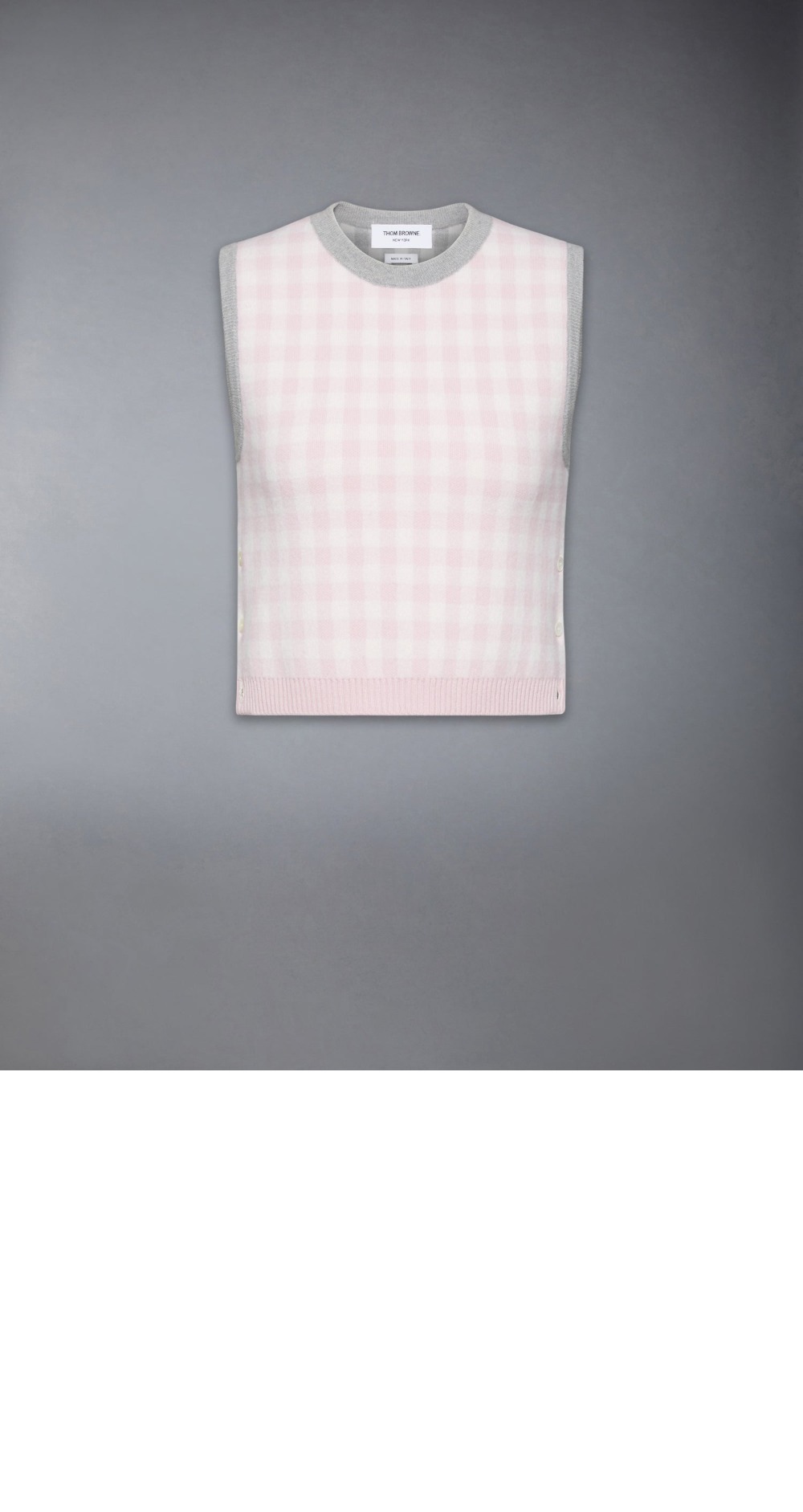 미러급레플리카사이트 | 명품레플리카 전문 쇼핑몰  | 퍼스트원 - 펀믹스 깅엄 체크 자카드 메리노 울 쉘 탑 > 톰브라운