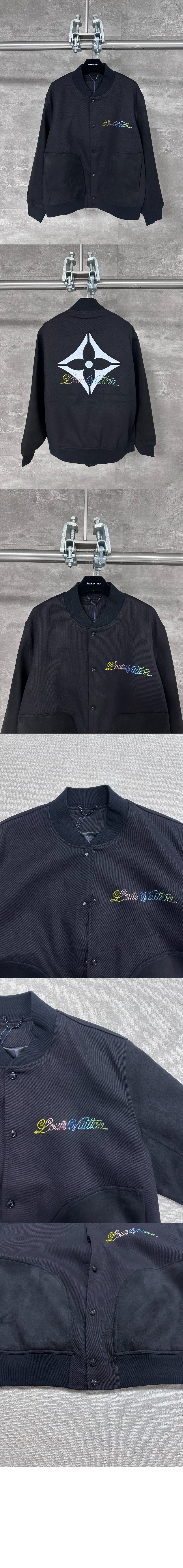 미러급레플리카사이트 | 명품레플리카 전문 쇼핑몰  | 퍼스트원 - 레더 믹스 바시티 블루종 > 루이비통