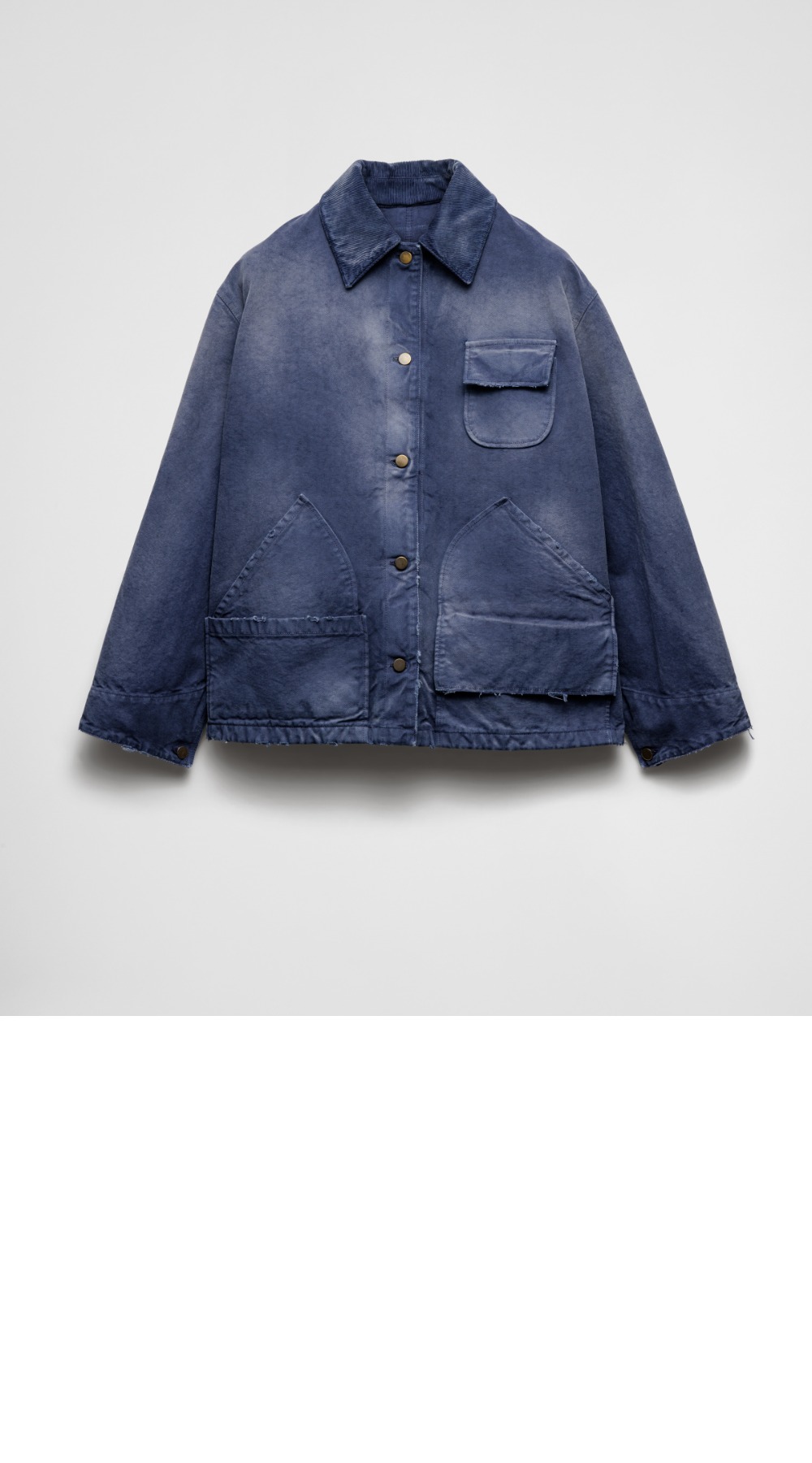 미러급레플리카사이트 | 명품레플리카 전문 쇼핑몰  | 퍼스트원 - 캔버스 트러커 재킷 > 프라다