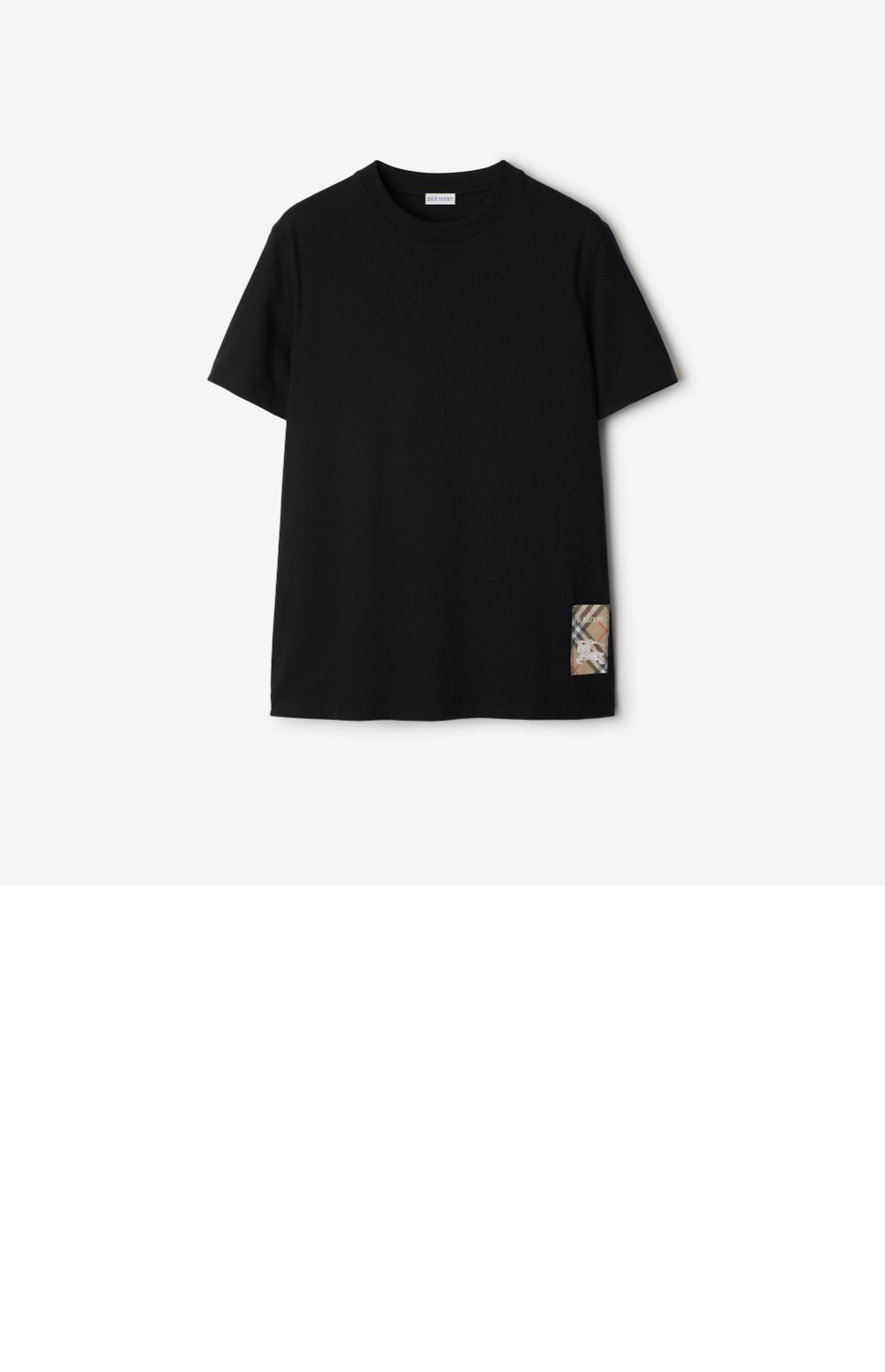 미러급레플리카사이트 | 명품레플리카 전문 쇼핑몰  | 퍼스트원 - 체크 라벨 코튼 티셔츠 > 버버리